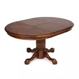 Стол TC темный орех 106х106(150)х76 см раскладной