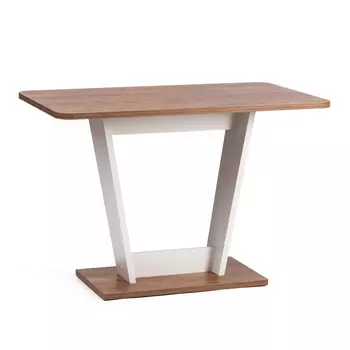 Стол ТС дуб канзас с белыми ножками 68,6х110х75 см