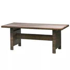 Стол Yuhang 100х240х75 см искусственный ротанг