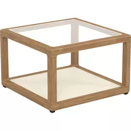 Стол журнальный 400 х 600 х 600 тик бежевый - SG.12.14.252