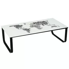 Стол журнальный Langfang с картой 105х100х72 см