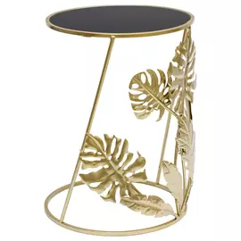 Столик Glasar интерьерный тропики 40x40x53 см