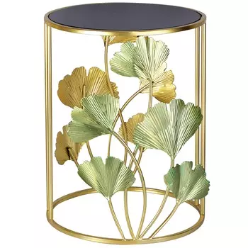 Столик Glasar Листья 42х42х55 см