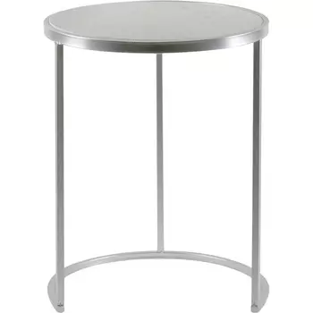 Столик Glasar с белым мрамором 40х40х50 см