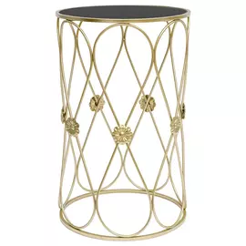 Столик Glasar с зеркальной столешницей 40x40x64 см