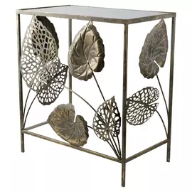 Столик Glasar с зеркальной столешницей 63x38x70см