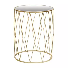 Столик интерьерный Glasar с зеркальной столешницей 40х40х53см