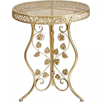 Столик интерьерный складной Glasar Эфиопия 61х61х72 см