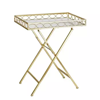 Столик кофейный Glasar складной 62х39х71 см