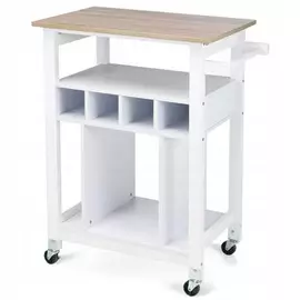 Столик кухонный на колесах Koopman 65х85х40 см