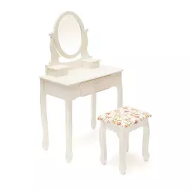 Столик туалетный SDM butter white 70х40х130 см