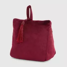 Стоппер для двери Mercury 18x10x16 см, бордовый