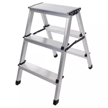 Стремянка алюминиевая Kanat Elips Twin 3+3