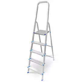 Стремянка алюминиевая ОДО евродизайн 5 ступеней