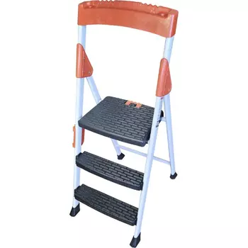 Стремянка с пластиковыми ступеньками Kanat Promax 2+1