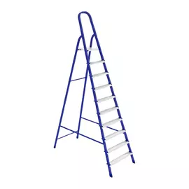 Стремянка стальная Zalger 10 ступеней с полимерным покрытием