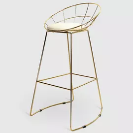 Стул барный Bazhou Business 49х54.5х95 см золото