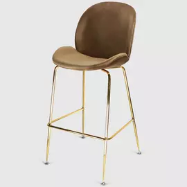 Стул барный Bazhou Business бежевый 48х68х118 см