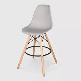 Стул барный Bazhou business светло-серый 108х47х55 см