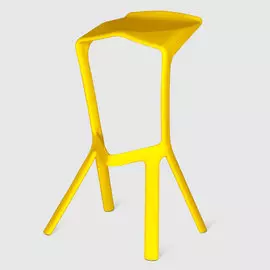 Стул барный Bazhou Business желтый 40.5х36х82 см