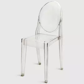 Стул Bazhou Business прозрачный 49х35х92 см