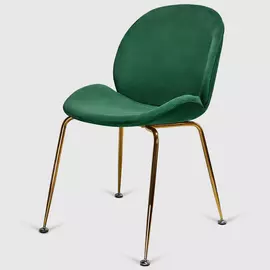 Стул Bazhou Business велюр изумрудный 47х65х87 см