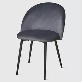 Стул Bazhou Business велюр серый 49х54х77 см