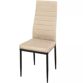 Стул Dowell бежевый экокожа 41х48х97 см