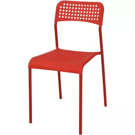 Стул Dowell красный 40.8х48х77 см