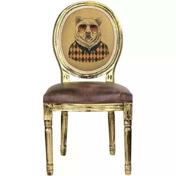 Стул Glasar Белый медведь 48х46х96 см