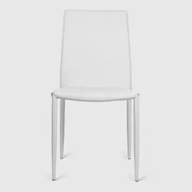 Стул Hebei Lejiang 53x43x92 см белый искусственная кожа