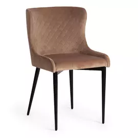 Стул обеденный ТC 49х61х82 см Бежевый/черный