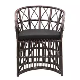 Стул Rattan grand acapulco с подушкой dark brown