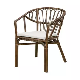 Стул Rattan grand alfresco с подушкой medium brown