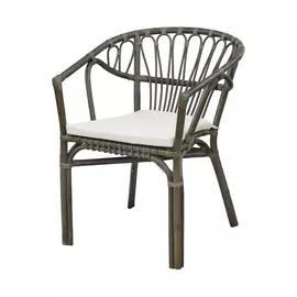 Стул Rattan grand alfresco с подушкой olive green