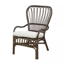 Стул Rattan grand bali с подушкой dark brown RG-ARCH001-DB