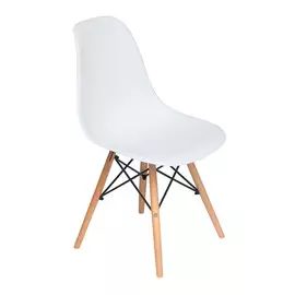 Стул SDM бук/пластик 53х46х80 см белый