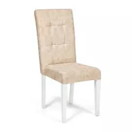 Стул TC экокожа белый/бежевый 47х46х95 см