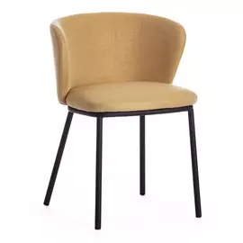 Стул TC Mandy 53х55х76 см желтый/черный