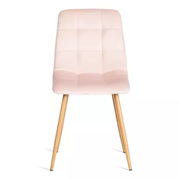 Стул ТС Chilly розовый вельвет и металл 44,5х52,5х86 см
