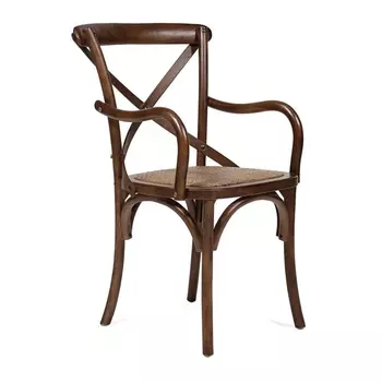 Стул ТС Cross темный орех №5 55х52х91 см