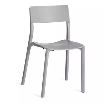 Стул ТС Lento Grey пластиковый серый 43х49х77 см