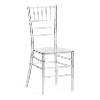 Стул ТС пластиковый прозрачный 40,5х49х88,5 см