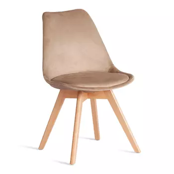 Стул ТС Tulip soft вельвет бежевый 49,5х54,5х84 см