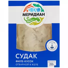 Судак филе Меридиан отварной в желе, 200 г