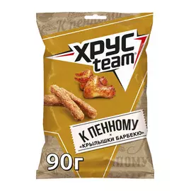 Сухарики Хрусteam К Пенному Крылышки Барбекю 90 г