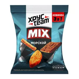 Сухарики Хрусteam Mix Морской 100 г