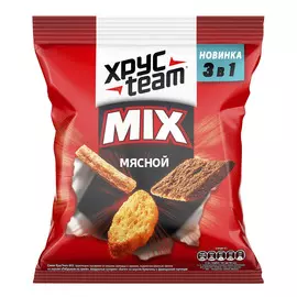 Сухарики Хрусteam Mix Мясной 100 г