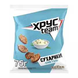 Сухарики Хрусteam Сметана 75 г