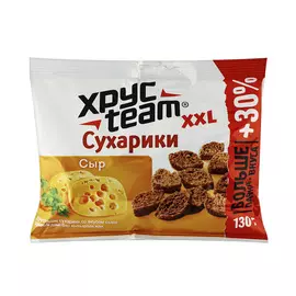 Сухарики Хрусteam XXL Сыр 130 г